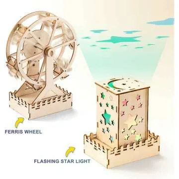 STEM Wood Craft Kit for Kids - 5 Projects in 1