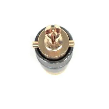 GLS Audio Locking Series Generation 4" Gold Connector Banana Plugs Banana Clips - 8 Pack (4 Red & 4 Black)