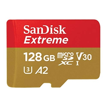 SanDisk 128GB Extreme microSD Card for 4K UHD Videos