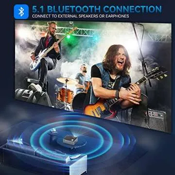 Portable 1080P Projector with WiFi & Bluetooth for All