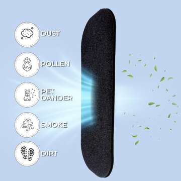 Coconut Shell Ceiling Fan Filters - Eco-Friendly Air Purification