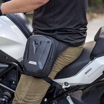 RZAHUAHU Motorcycle Waist Pack for Riders and Adventurers
