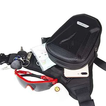 RZAHUAHU Motorcycle Waist Pack for Riders and Adventurers