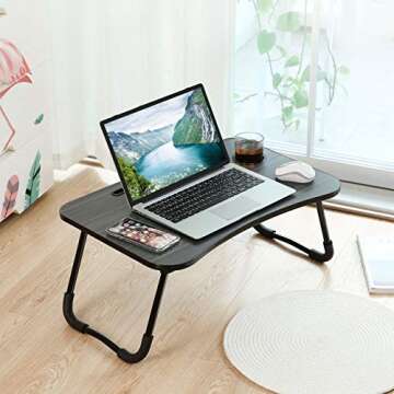 Comfortable Laptop Tray Table for Bed & Couch Use