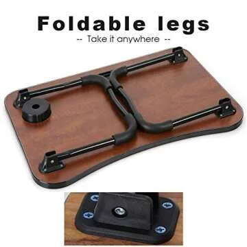 Comfortable Laptop Tray Table for Bed & Couch Use