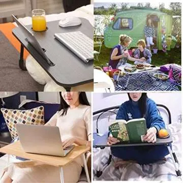 Comfortable Laptop Tray Table for Bed & Couch Use