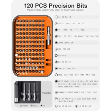 RARTOP Precision Screwdriver Set 130 in 1 Repair Tool Kit