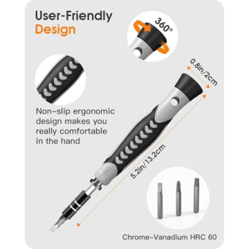 RARTOP Precision Screwdriver Set 130 in 1 Repair Tool Kit