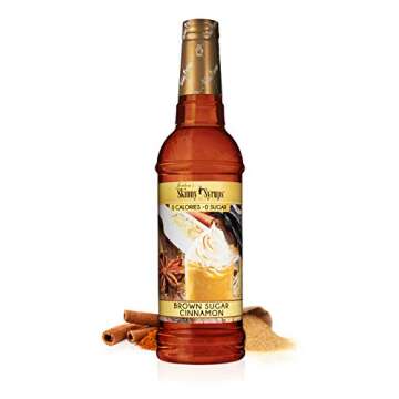 Jordan's Skinny Syrups Sugar Free Coffee Syrups, Cinnamon Dolce and Vanilla Caramel Creme Flavors (2...