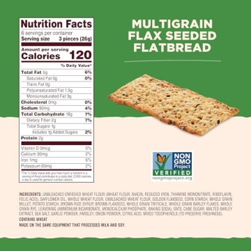 Back to Nature Multigrain Flax Seeded Crackers for Healthy Snacking