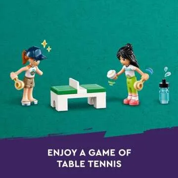 LEGO Friends Adventure Camp Water Sports Outdoor Toy Building Set, Pretend Play Gift Idea for Girls and Boys Ages 7 Years and Up, Camping Toy with 3 Mini Doll Characters and a Bear Figure, 42626