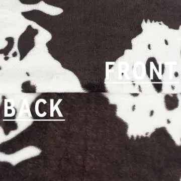 Cute Cow Print Blanket for All Ages Cozy and Soft