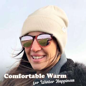 YANIBEST Satin Lined Beanie Hat Perfect for Winter Wear