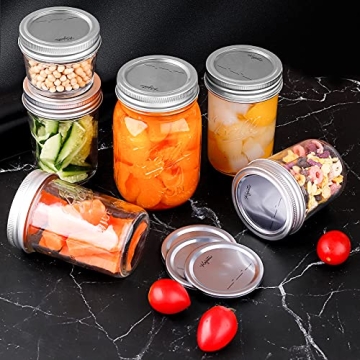 KOGOSTAR Regular Mouth Canning Lids for Secure Food Storage