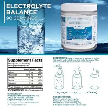 Electrolyte Balance Supplement with Magnesium and Silica
