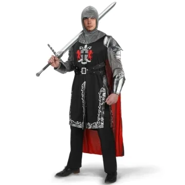 Deluxe Medieval Knight Costume for Halloween Parties