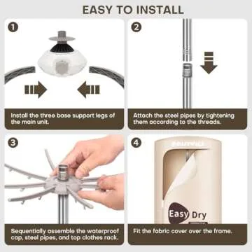 Compact Portable Clothes Dryer - Quick Dry 900W Solution