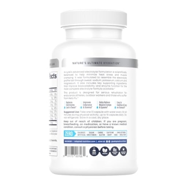Vegan Keto Electrolyte Capsules for Rapid Rehydration