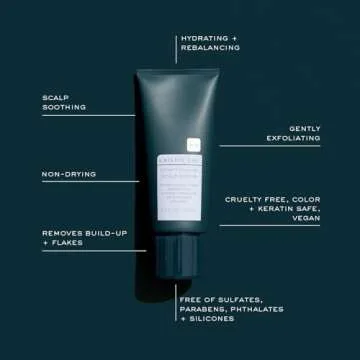 Kristin Ess Hair Instant Exfoliating Scalp Scrub for Build Up and Dandruff - Soothing, Hydrating, Ve...