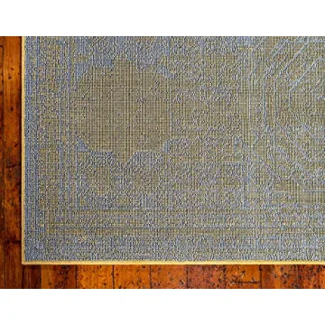 Unique Loom Bromley Area Rug in Yellow/Ivory (8x10)