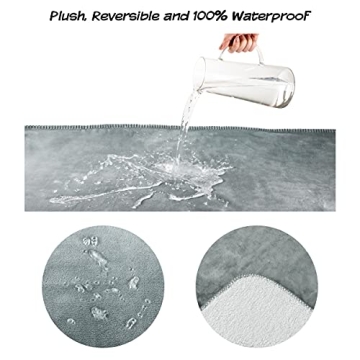 PETMAKER Waterproof Pet Blanket Soft Stylish Throw