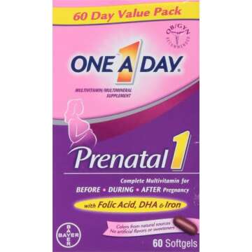 One A Day Women's Prenatal 1 Multivitamin 60 Count