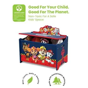 Delta Children Deluxe Toy Box - PAW Patrol Design