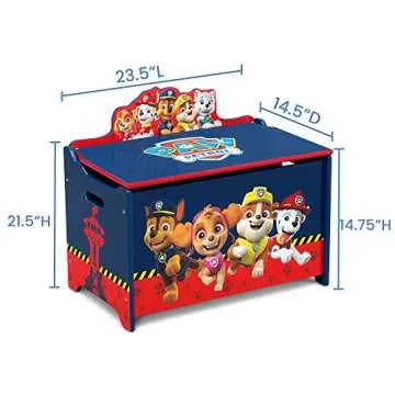 Delta Children Deluxe Toy Box - PAW Patrol Design