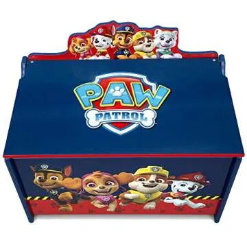 Delta Children Deluxe Toy Box - PAW Patrol Design