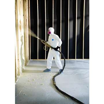 DuPont - TY122SWH2X0025VP Individually Packed Disposable Protective Coverall with Elastic Cuffs, Att...