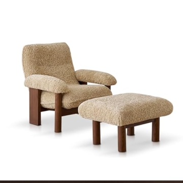 ESRADA Mid-Century Modern Accent Chair for Cozy Living