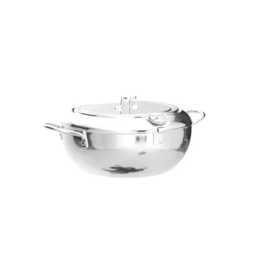 Kerilyn 9.4" Tempura Frying Pot with Thermometer & Drainer