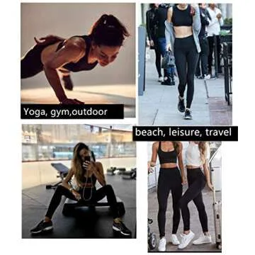 Jetjoy Exercise Outfits for Women 2 Pieces Ribbed Seamless Yoga Outfits Sports Bra and Leggings Set Tracksuits 2 Piece