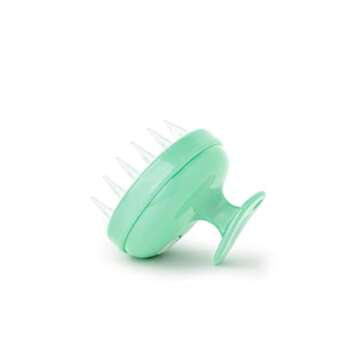 Vitagoods 2-Speed Vibrating Scalp Massaging Shampoo Brush, Lucite Green