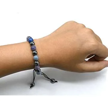 Amazing Gemstone Alcohol Manifestation Bracelet Set - Healing