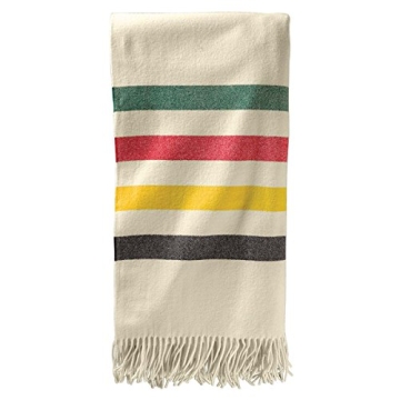 Pendleton 5th Avenue Throw Glacier Soft Wool Blanket