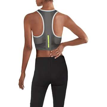 Reebok Women’s Bolton Bra, Cold Grey, X-Large