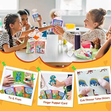 Colplay Valentine Gifts for Kids Classroom - Dinosaur Fun