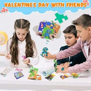 Colplay Valentine Gifts for Kids Classroom - Dinosaur Fun