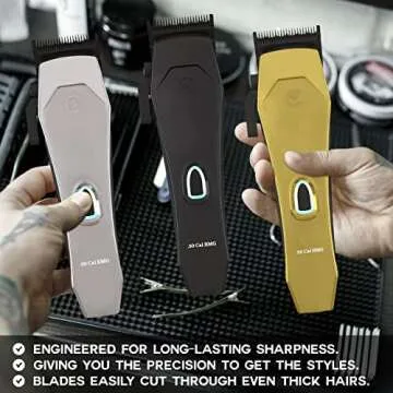 Caliber Pro - .50 Cal BMG Clipper - Professional Cordless Magnetic Motor Clippers - Quiet Operation ...