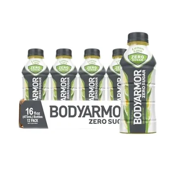 BODYARMOR ZERO Sugar Lemon Lime, Sugar Free Sports Drink - Low-Calorie Hydration - Natural Flavors w...