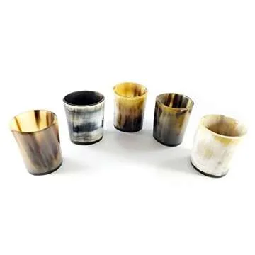 Jomsborg 20 oz Viking Drinking Horn Ale Tankard With Free Horn mug Shot Glass Viking Mug Horn Mug Me...