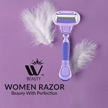 WBM Women's Razors, Vitamin E & Aloe, 4 Blades