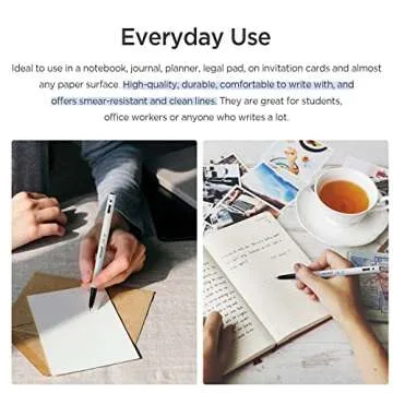 MONAMI BP 153 Retractable Ballpoint Pen, Fine Point (0.7mm), Black, 12-Count