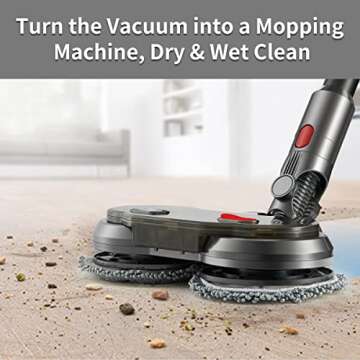 KENVOR Electric Mop Head for Dyson V7 V8 V10 V11 Cleaner