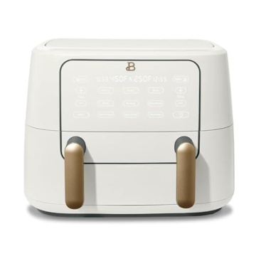 Drew Barrymore 9QT TriZone Air Fryer - Large Capacity for Family Cooking
