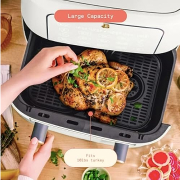 9QT TriZone Air Fryer by Drew Barrymore for Healthy Cooking
