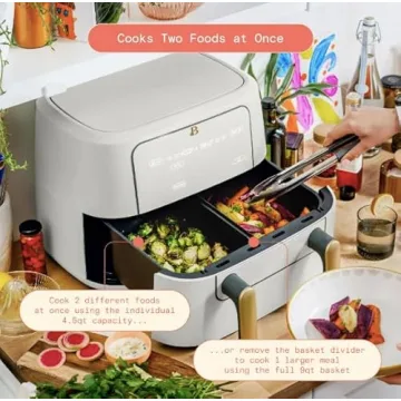 9QT TriZone Air Fryer by Drew Barrymore for Healthy Cooking