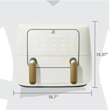 9QT TriZone Air Fryer by Drew Barrymore for Healthy Cooking