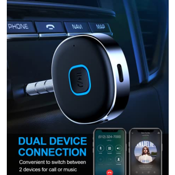 LAICOMEIN Bluetooth 5.0 Aux Receiver Wireless Audio Adapter